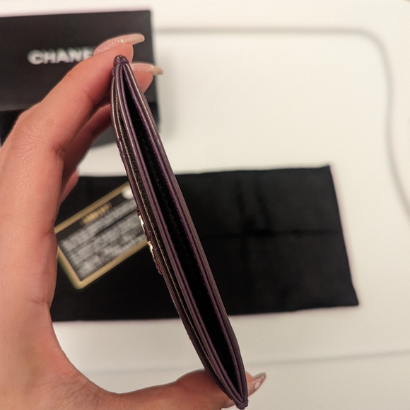 Chanel Patent Purple Cardholder - Picture 8 of 15